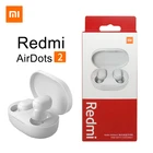 Новинка 2021, белые наушники Xiaomi Redmi AirDots 2, Оригинальные Bluetooth наушники, TWS Mi True Wireless Airdots 2, шумоподавляющая гарнитура