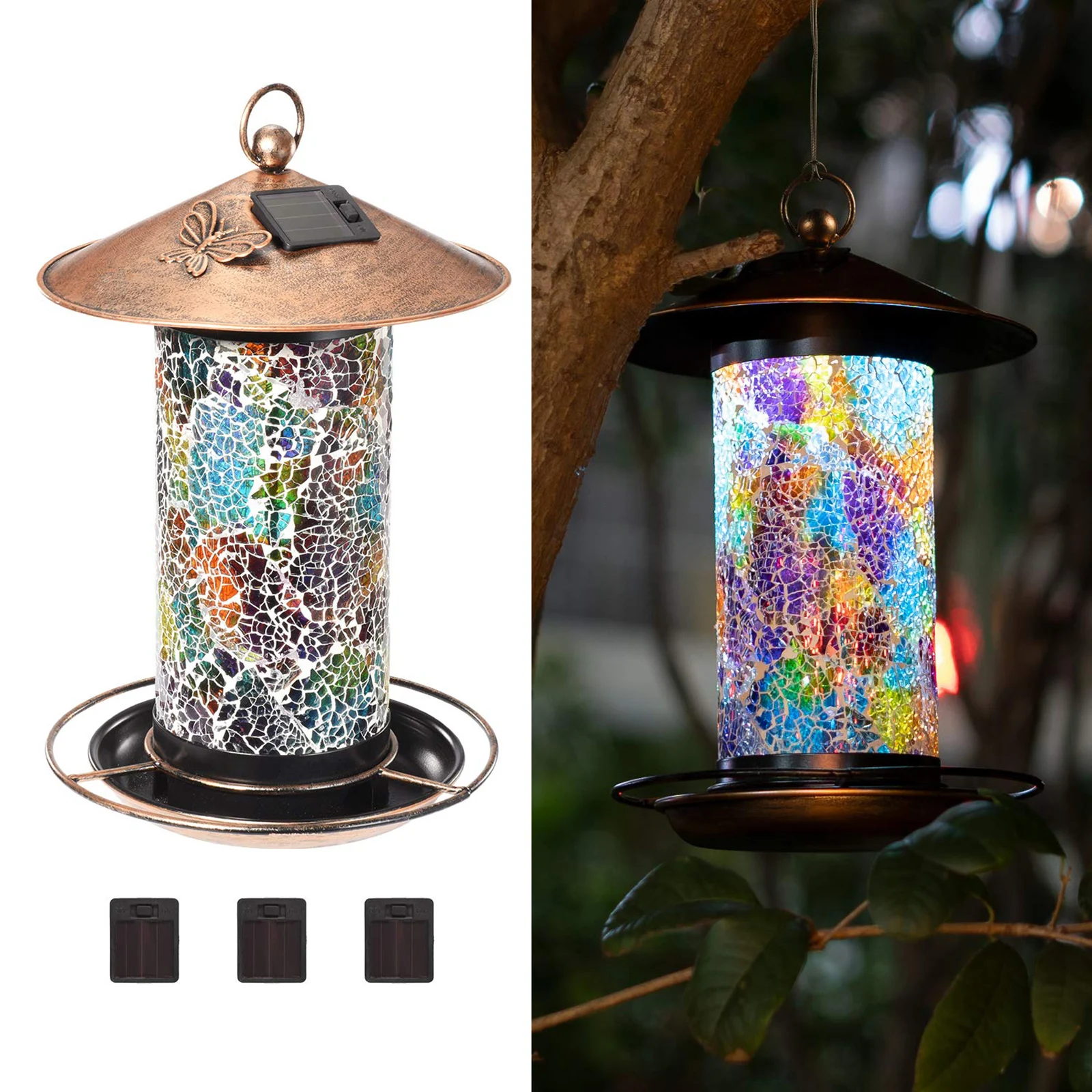 

ing Bird Feeders Tree Nuts Bird Feeding Table Yard Decorative