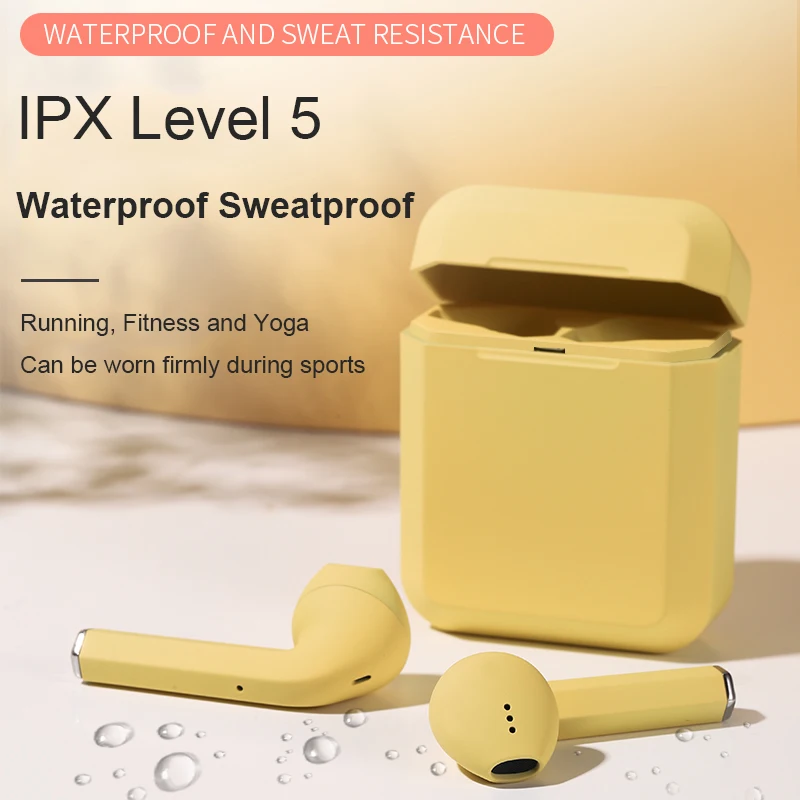 

Macaron Bluetooth headset wireless 5.0 pop up smart touch stereo Bluetooth headset