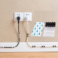 51020pcs cable organizer wire winder clip earphone cord holder cable management usb cable management car wall clamp holder