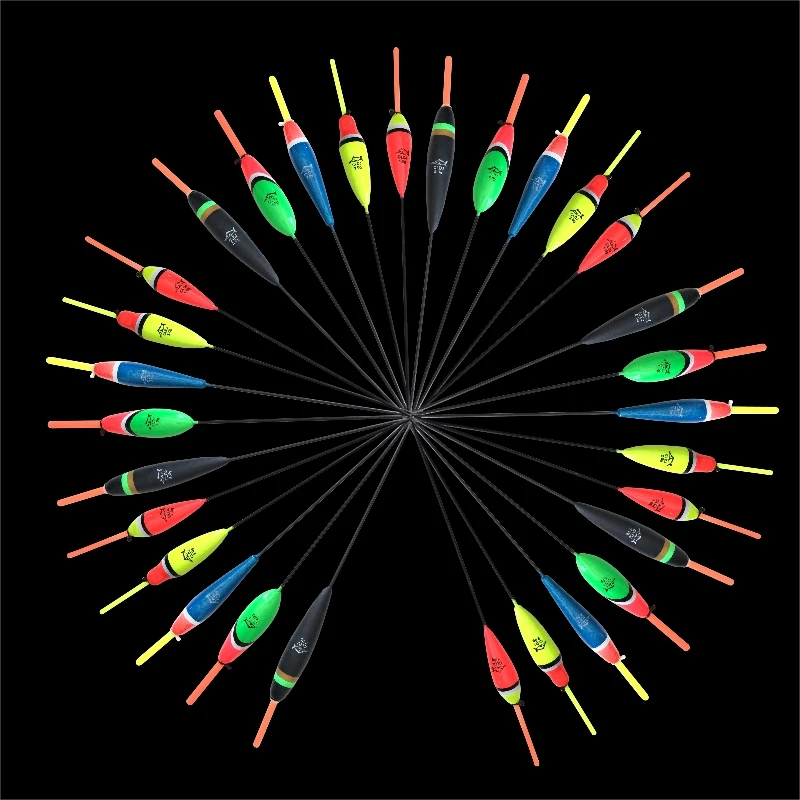 Fishing Floats Set 10Pcs/Lot Bobber Light Stick Fluctuate Mix Size Color Float Buoy For Accessories | Спорт и развлечения
