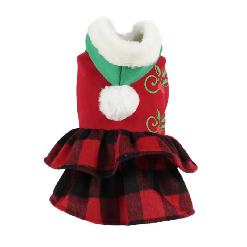 

Christmas Dog Dress Winter Warm Pet Dog Clothes Puppy Hoodies Coat Xmas Costume Dog Yorkie Chihuahua Puppy Pet Apparel