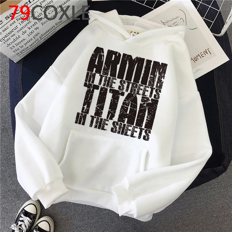 

Attack on Titan hoodies male Oversized Ulzzang printed Korea men hoddies pullover Ulzzang