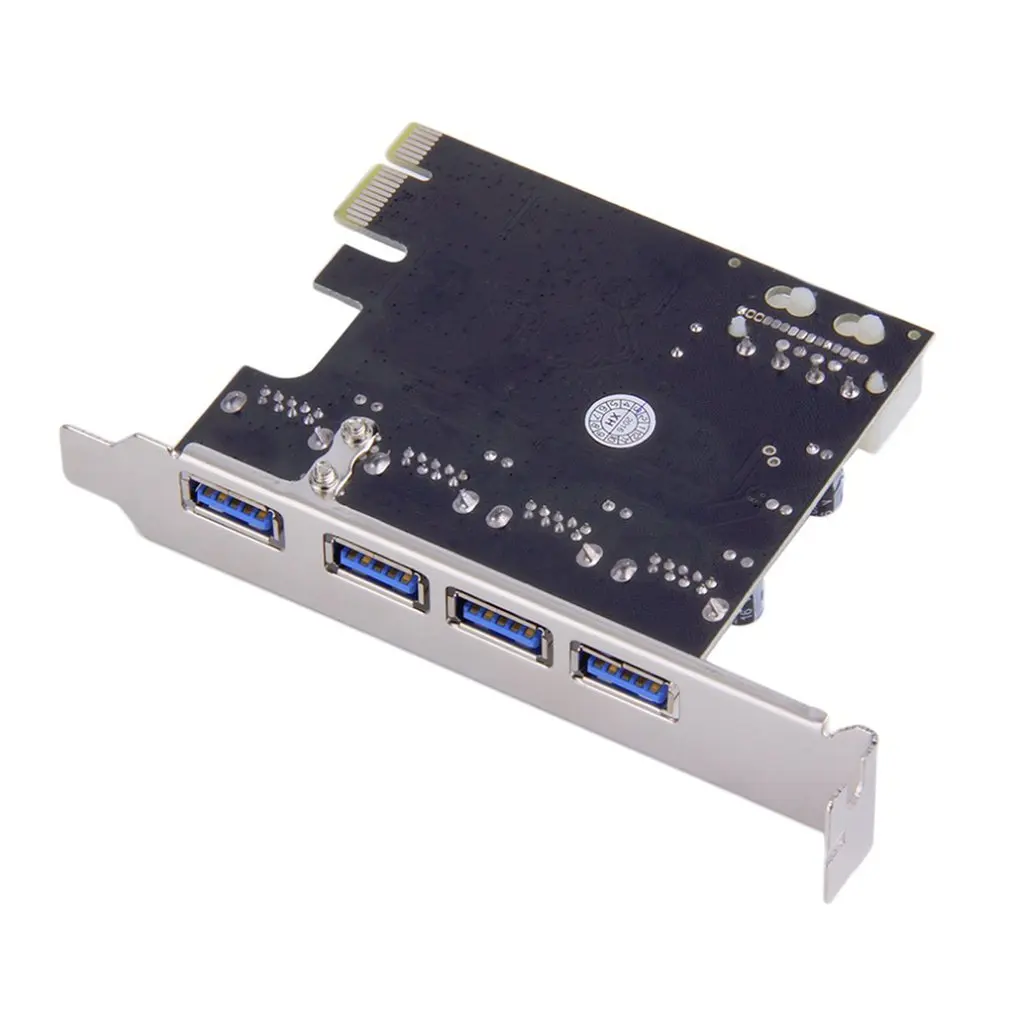 2021 Горячая 4 Порты и разъёмы PCI E к USB 3 0 концентратор Express карты расширения адаптер 5