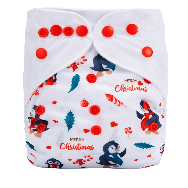 Многоразовые детские тканевые подгузники с вставками белые водонепроницаемые