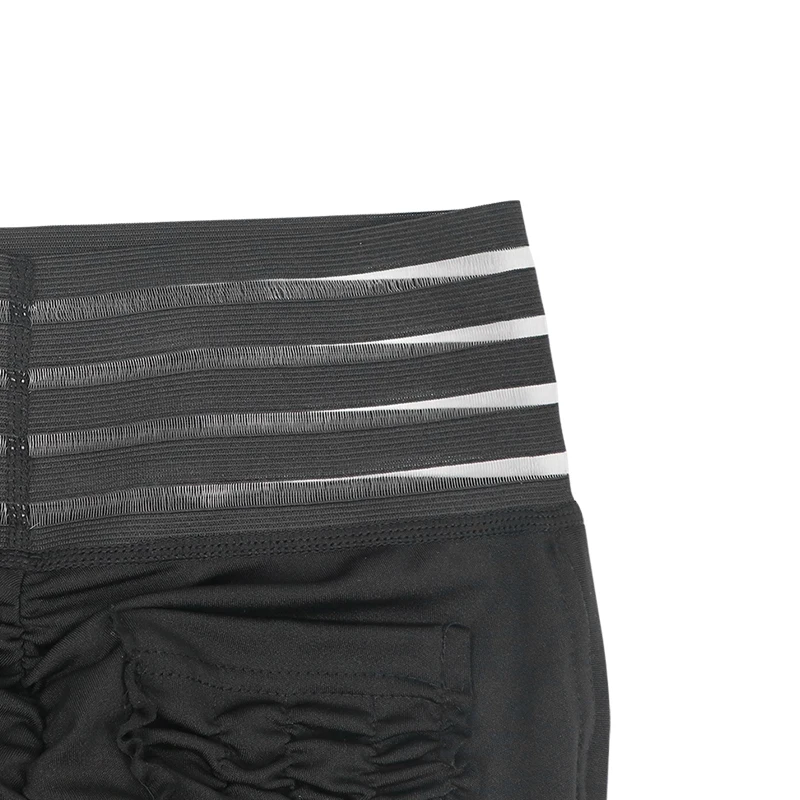 

DropShipping Fashion Sport Shorts Black Women Folding Pockets Gym Fitness Push Up leggins Scrunch Workout Sportswear Slim Hot