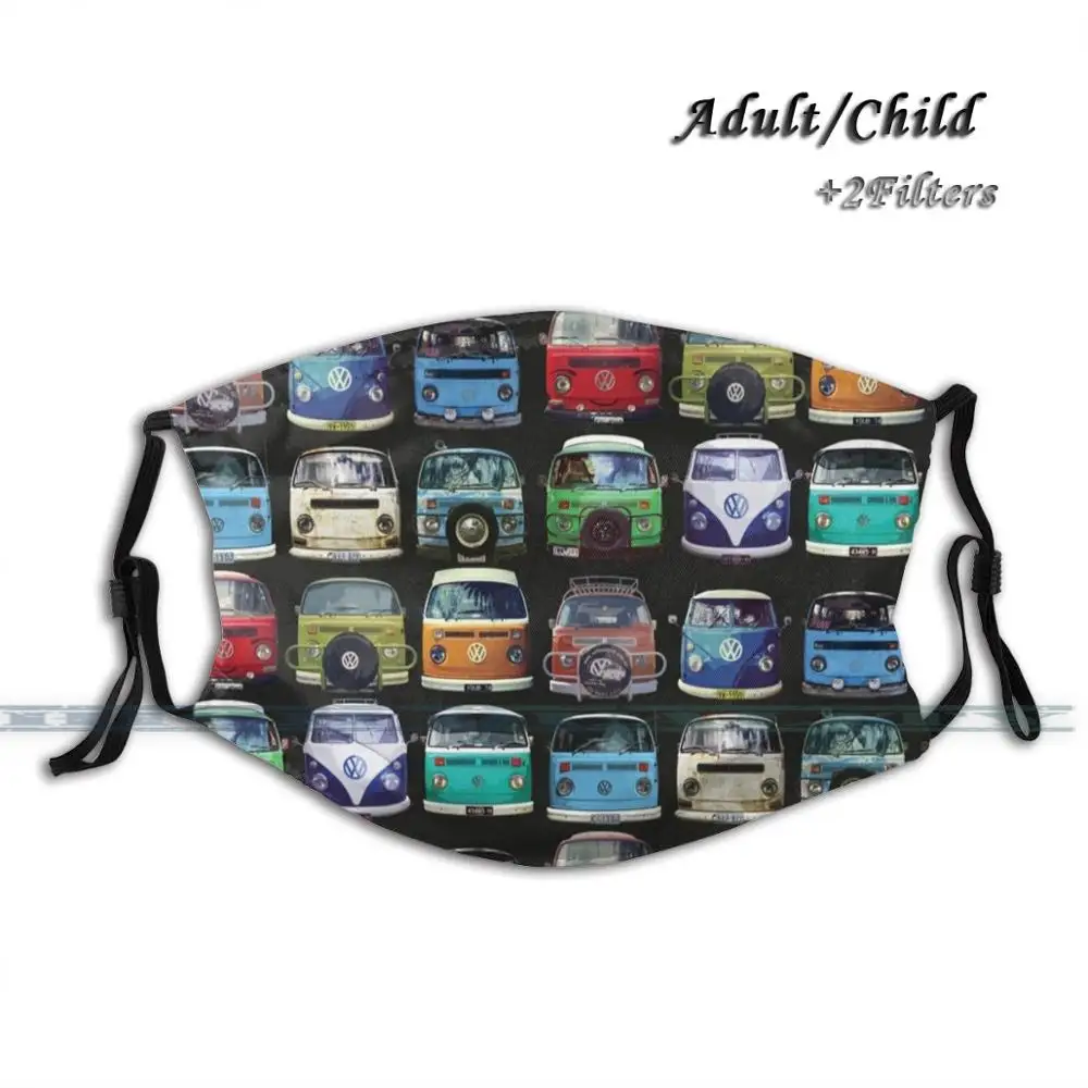 Автобусные лица индивидуальный дизайн для взрослых и детей Пылезащитный фильтр