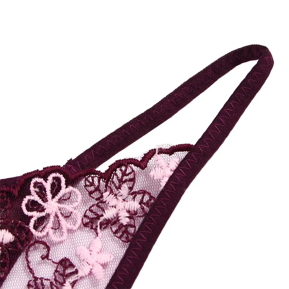 Сексуальные женские трусики с Т-образной спинкой прозрачные легкие роскошные