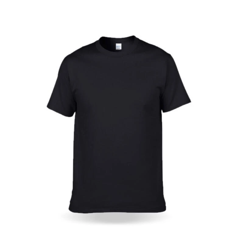 

Men's cotton casual beach short sleeve candy color round neck X77