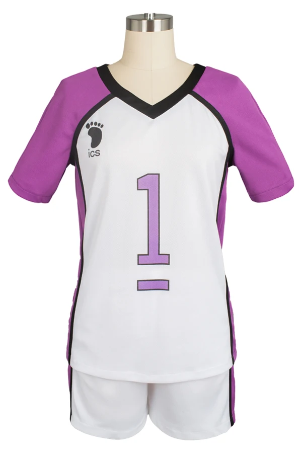 Haikyuu Cosplay Costume Shiratorizawa Gakuen Koukou Academy Wakatoshi Ushijima Sportswear #1 Sets |