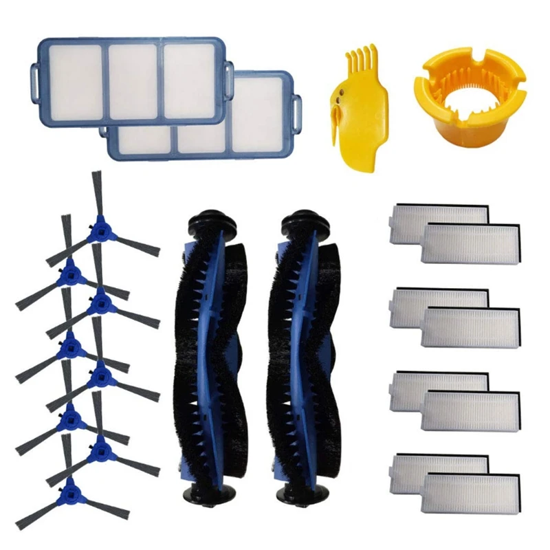 22 шт. сменные части для роликовых щеток фильтры боковых совместимые с Eufy Robovac 11 S 30