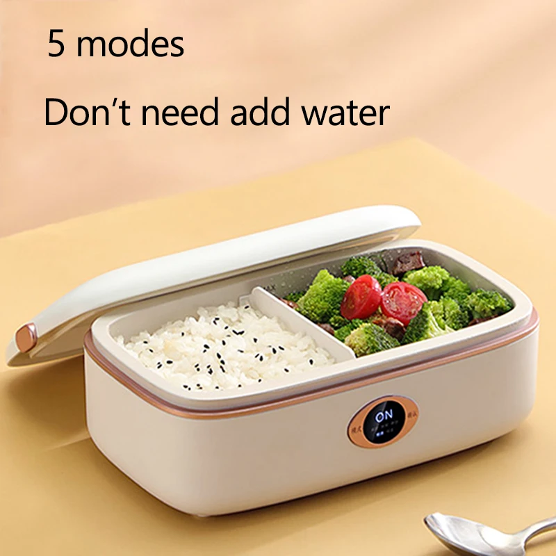 

220V Electric Lunch Box Smart Rice Cooker Three-dimensional Heating Portable Multicooker Heat Preservation Cooker For Office