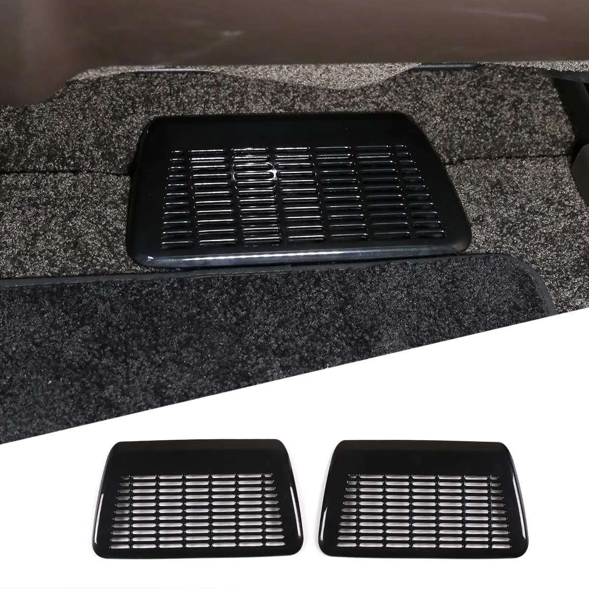 

for Range Rover Vogue 2018-2020 Rear Seat Air Vent Cover Grille Air Conditioner Vent Protector Under Front Seat