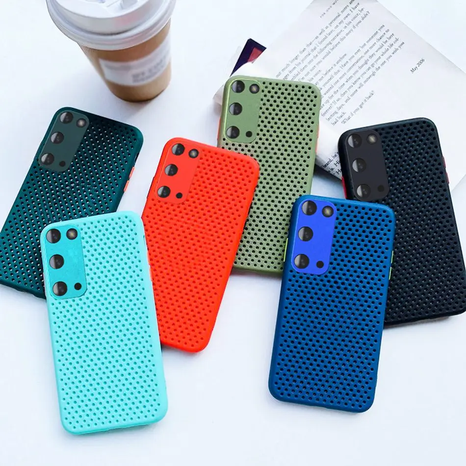 Воздухопроницаемый чехол с рассеиванием тепла для Samsung Galaxy S20 Ultra силиконовый