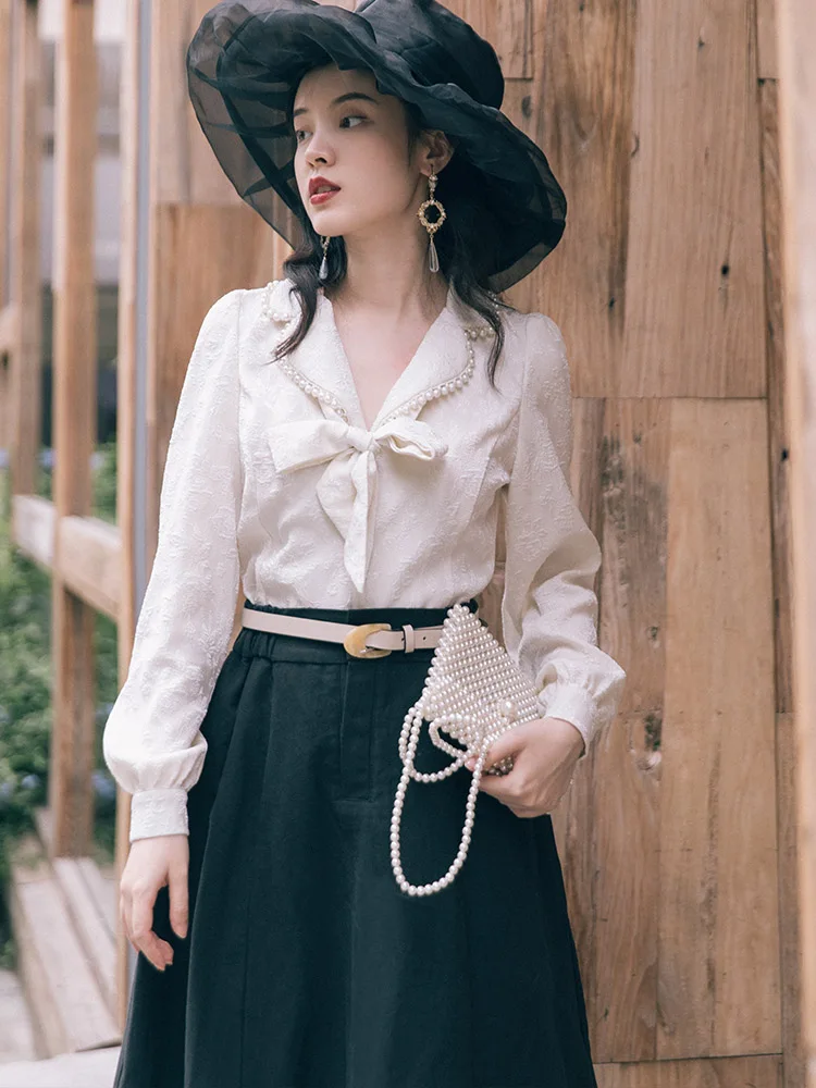 2020 new fashion women's clothing Full  Single Breasted  Turn-down Collar  Vintage  two piece outfits for women