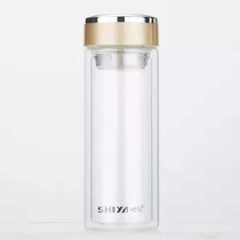 Утолщенные термостойкие стаканы из двойного стекла вместительные стеклянные