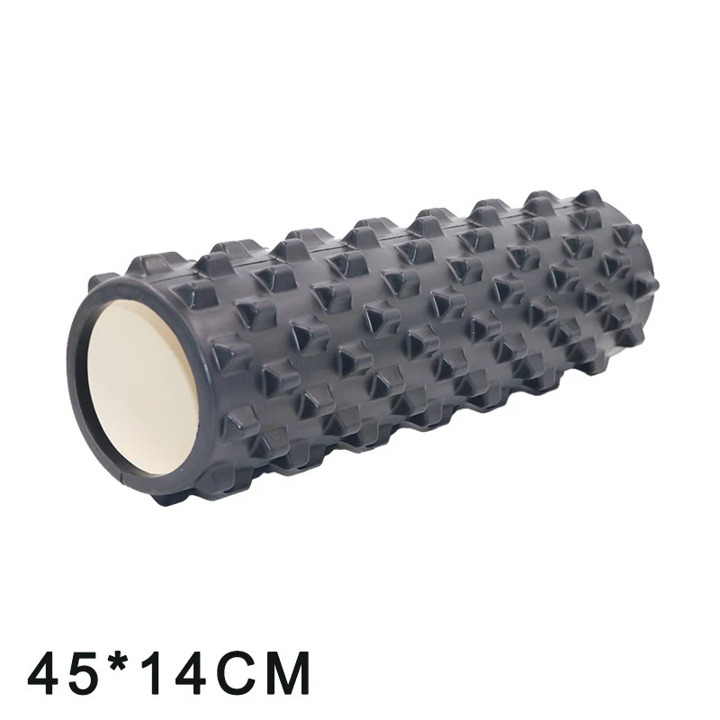 45cm Колонка для йоги, фитнеса, пилатеса, Йога, пена, роликовые блоки, поезд, тренажерный зал, мышечный массаж, сетка, триггер, точечная терапия, физиотерапия, упражнения - Цвет: 45cm