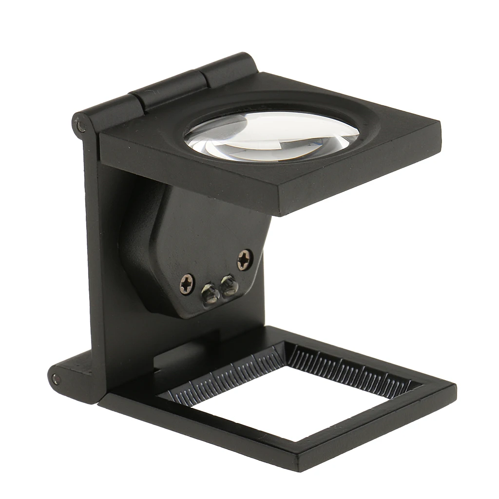 

Foldable Magnifier LED Light 10x Magnification Magnifying Glass Jewelry Tool
