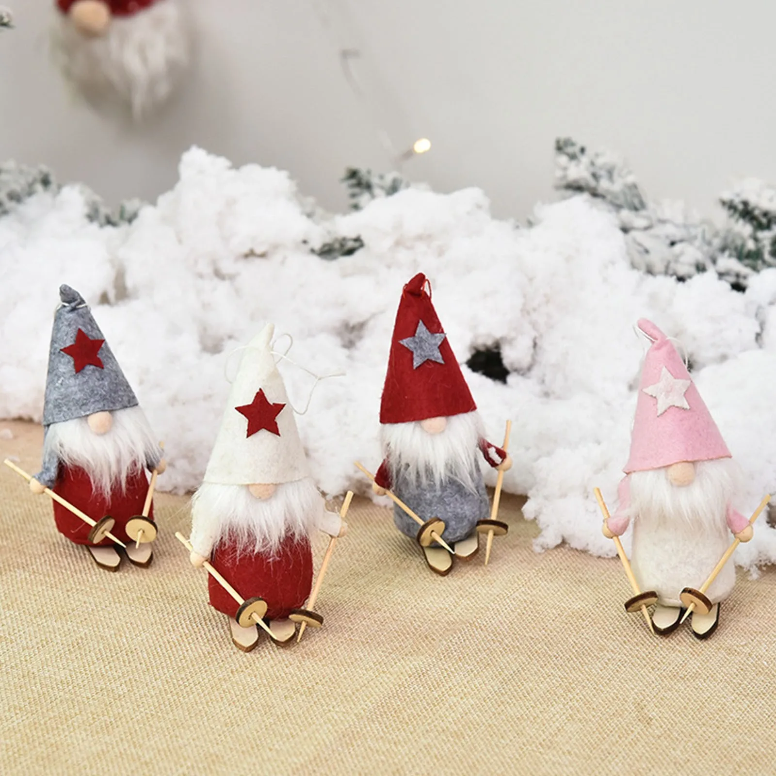 

Christmas Decorations Forest Man Doll Ski Pendant Christmas Tree Doll Ornament Gift Christmas Home Decoration Xmas Navidad