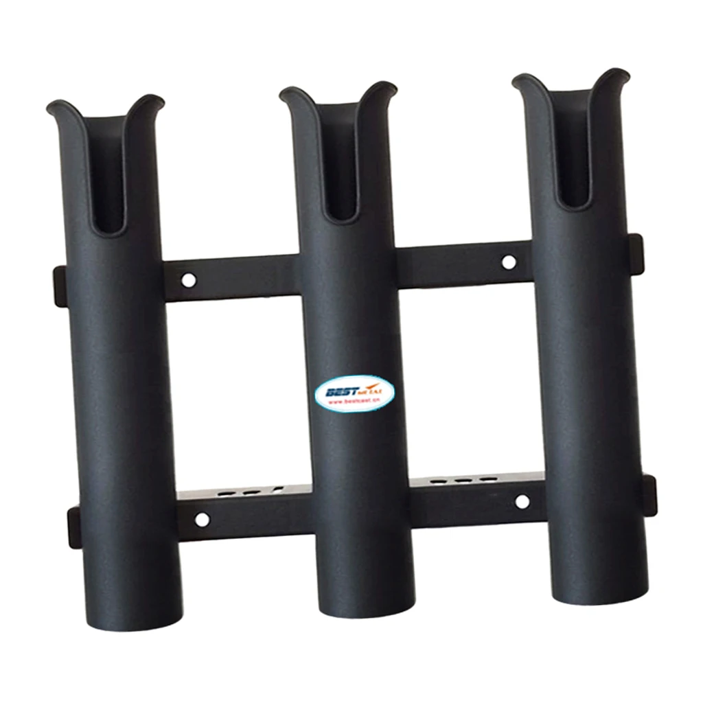 

3 Tubes Link White Plastic Fishing Rod Racks Fishing Rod Racks Holder