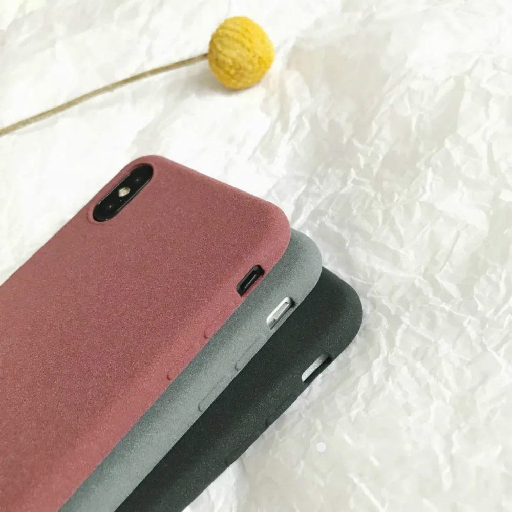 L-FADNUT матовый Силиконовый мягкий чехол для iPhone Xr X Xs Max ударопрочный бампер