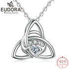 Подвеска Ангел звонящий из серебра 925 пробы Кельтский Узел кладдахский кулон ювелирные изделия на удачу в коробке подарок на день Святого Валентина CYD177