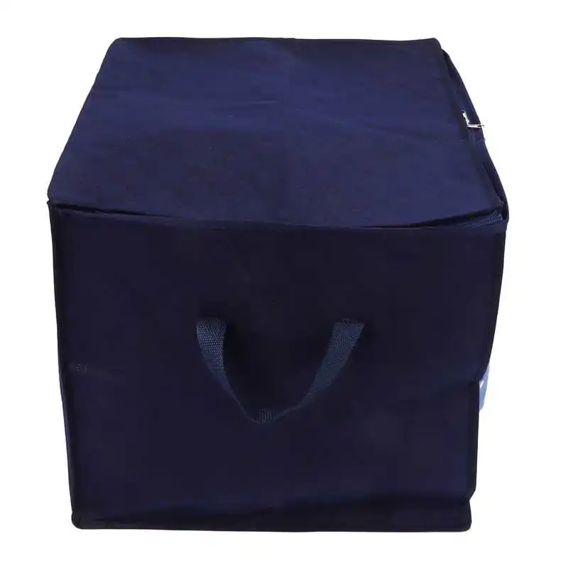 Корзина для хранения пыленепроницаемый органайзер ткани с ручкой одеял подушек |