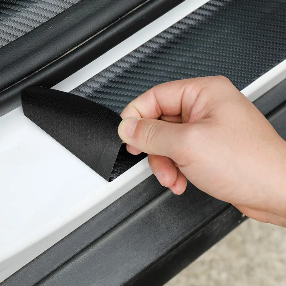 Защитная наклейка на бампер из углеродного волокна для BMW X1 X3 X4 X5 X6 X7 E46 E36 E39 E90 f20 E60