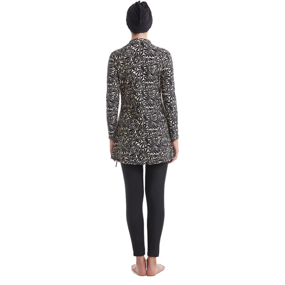 Скромный Мусульманский купальник HAOFAN купальный костюм из Буркини с полным