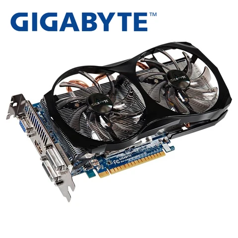 Видеокарта GIGABYTE Geforce GTX 660, 2 Гб, бит, GDDR5, графические карты GPU карта памяти, оригинал для NVIDIA GTX660 2 Гб, PCI-E карты