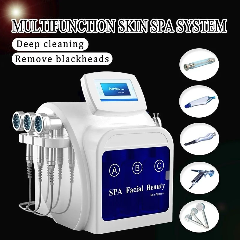 

5 In 1 Hydra Facial Machine Skin Rejuvenaiton Hydro Dermabrasion Bio-Lifting Wrinkle Removal Hydrafacial Spa Stock