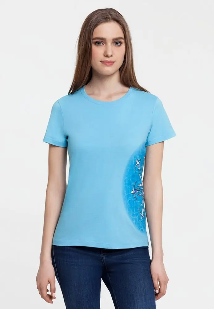 Футболка женская Вместе и вовремя | Женская одежда