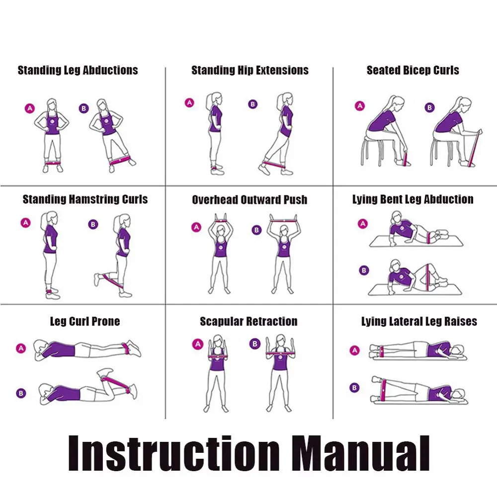 Эластичная резинка на бедрах унисекс Персиковое эластичное кольцо для йоги