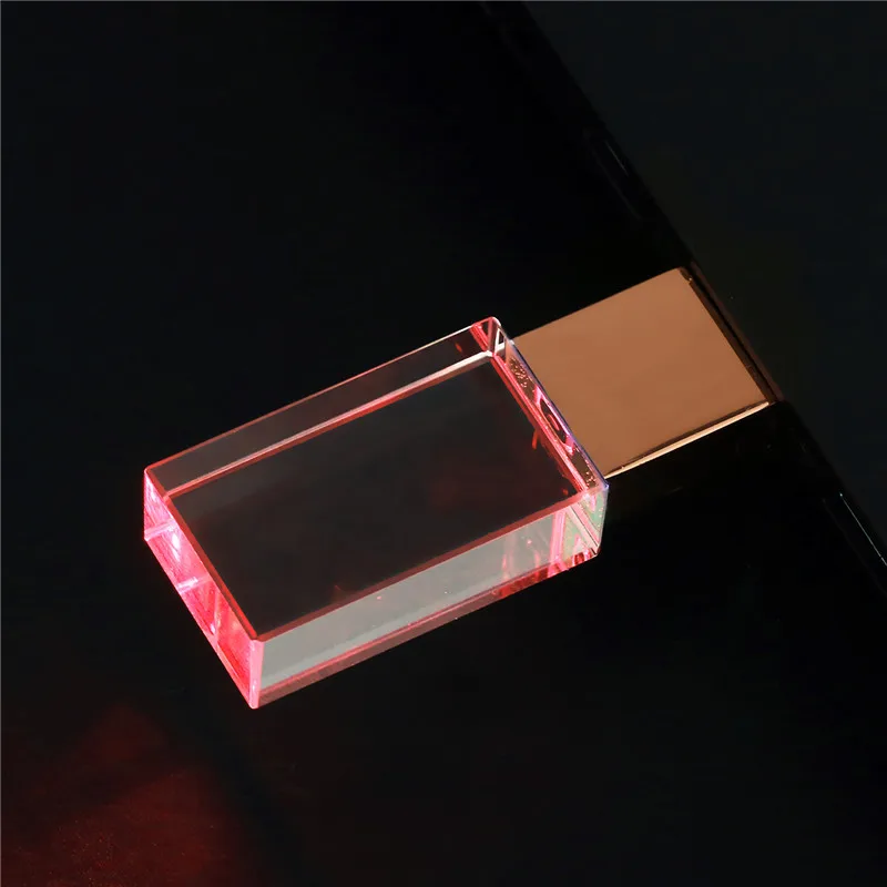 red JASTER, настоящая емкость, Кристальный USB флеш-накопитель, флешка, 8 ГБ, 16 ГБ, 32 ГБ, 64 ГБ, 128 ГБ, карта памяти, внешний накопитель - Цвет: red