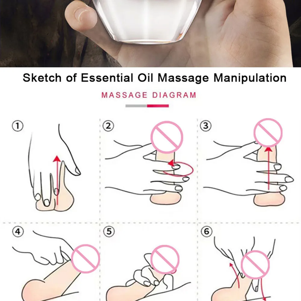 15 мл для мужчин уход за телом эфирное масло пениса увеличение t более сильное