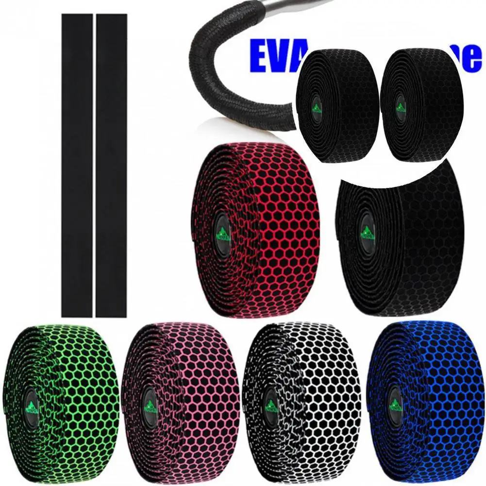 

Эва 1 комплект модный сотовый дизайн руля Удобная велосипедная ручная лента водонепроницаемая для езды на велосипеде
