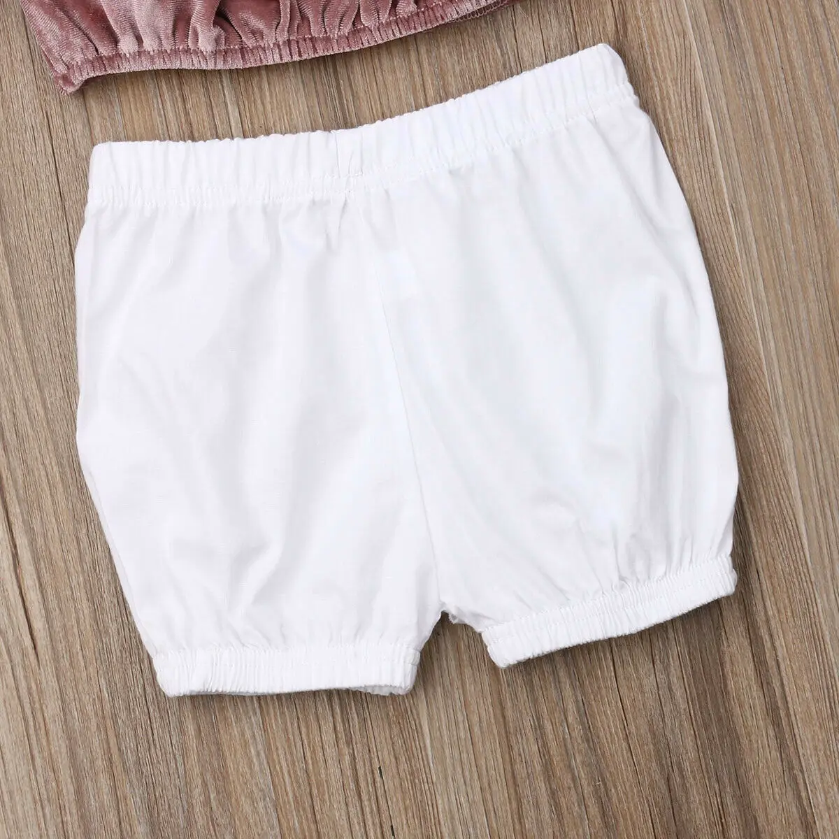 2019 Baby Summer Clothing Toddler Kids Girls Clothes Off Shoulder Velvet Shirt Tops+Short Bottoms 2Pcs Outfits Set 6M-3T | Детская