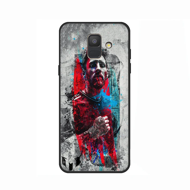 B2 Месси, мягкий силиконовый чехол для телефона для samsung A3 A5 A6 плюс A7 A8 A9 A10s 20С 30С 40С с 50s 60 70 J6 - Цвет: B2