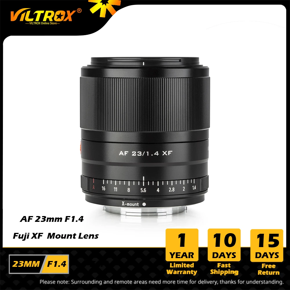 VILTROX 23 мм F1.4 X портретный объектив с автофокусом фотообъектив AF для объектива Fuji