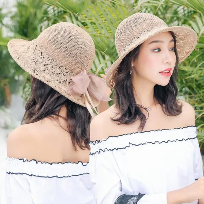 

Fashion Summer Women's Sun Hat, Women's Summer Korean Version Of The Tide Big Eaves Sun Hat, Sun Hat, Beach Hat