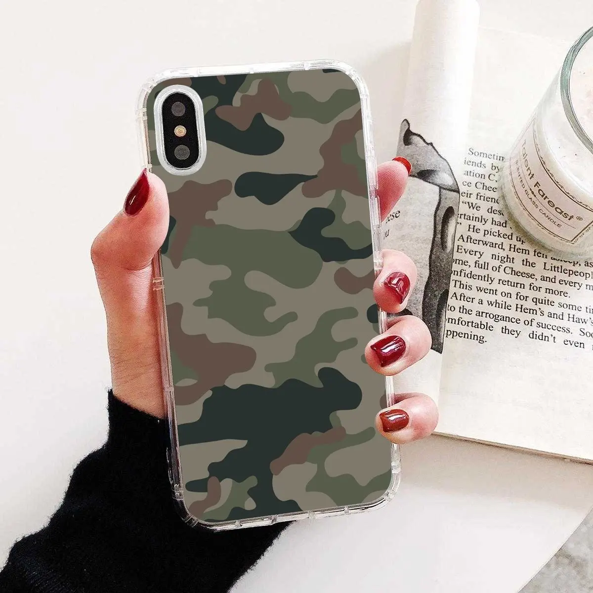 For Huawei G7 G8 P7 P8 P9 P10 P20 P30 Lite Mini Pro P Smart 2017 2018 2019 TPU Silicone Case green Army Camo Camouflage | Мобильные