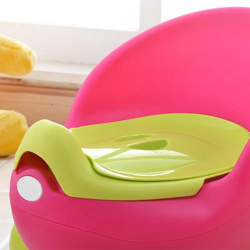 

Plastics Baby Potty Toilet Seat Ring Environmental Protection Easy Use with Armrest Girl Training Tool Kid Product
