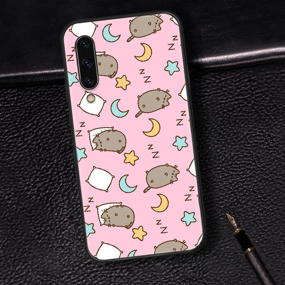 

Pusheen Cat Cute Cartoon Phone Case Cover For Samsung Galaxy A7 8 10 20 20e 21 30 30S 31 41 50 50S 51 70 71 91 black Etui