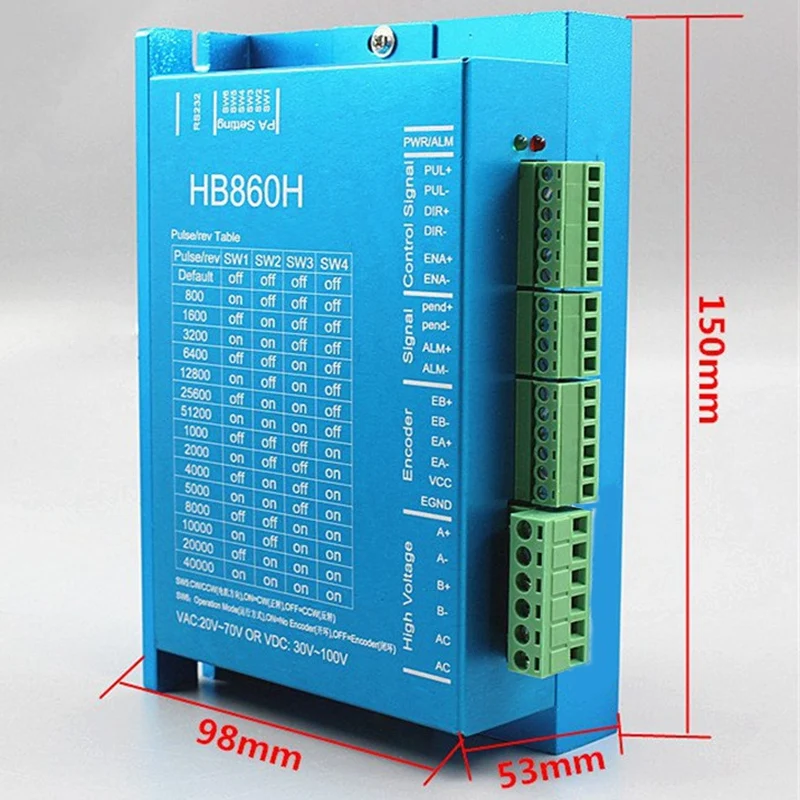 Nema 34 12.5N.M замкнутый контур шаговый двигатель сервопривод Hb860H + 86Hb250-156B 86 2-фазный |
