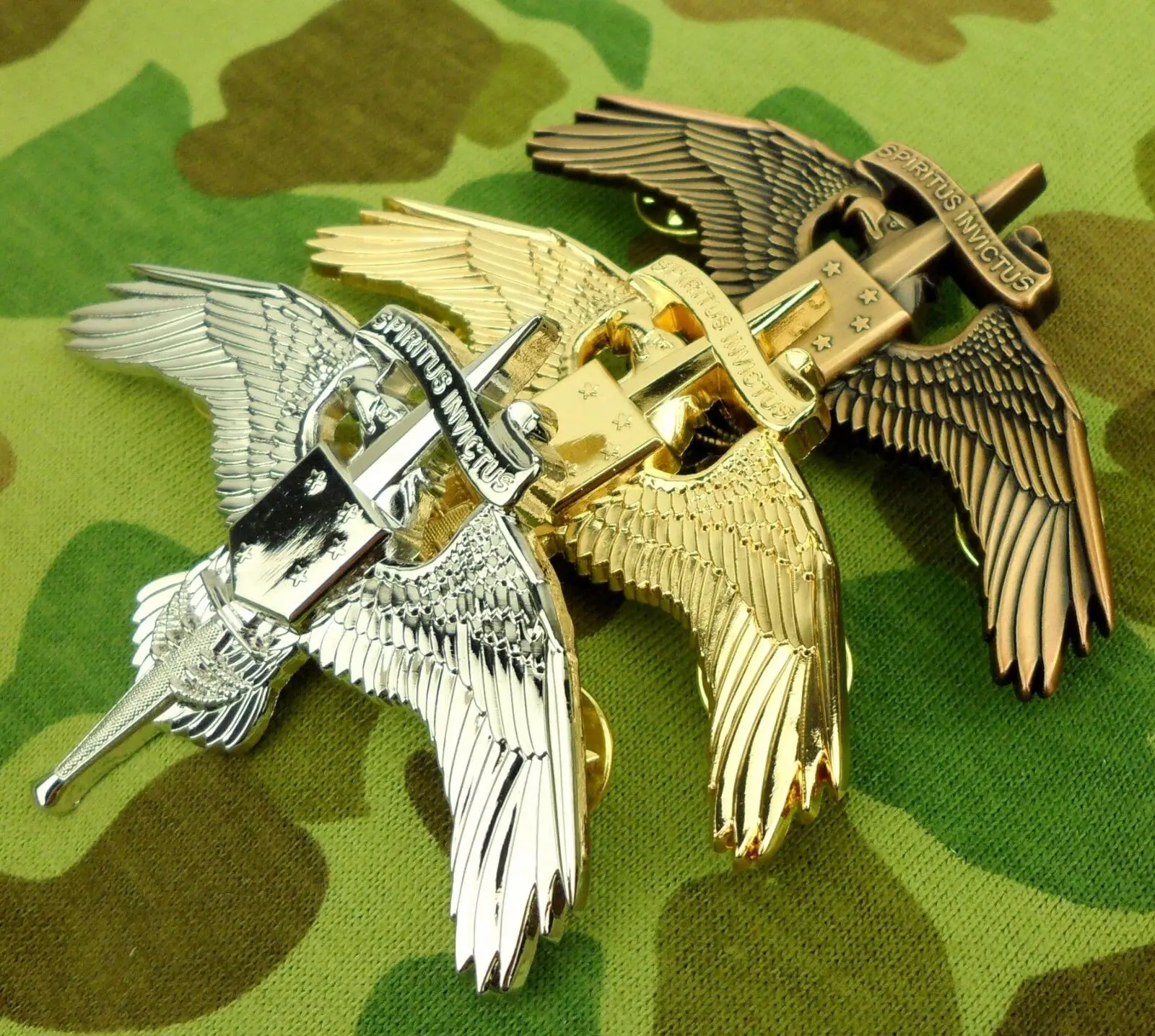 Tomwang201. Металлический значок USMC MARSOC в трех цветах с крыльями 0426|Спортивные