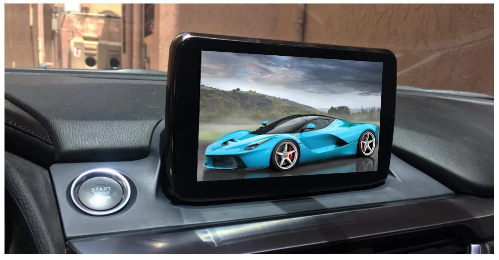 SINOSMART 4 ядра/8 ядерный процессор 2G Android 8,1 автомобильный gps-навигатор для Mazda 3 Axela-/Mazda 6 Atenza