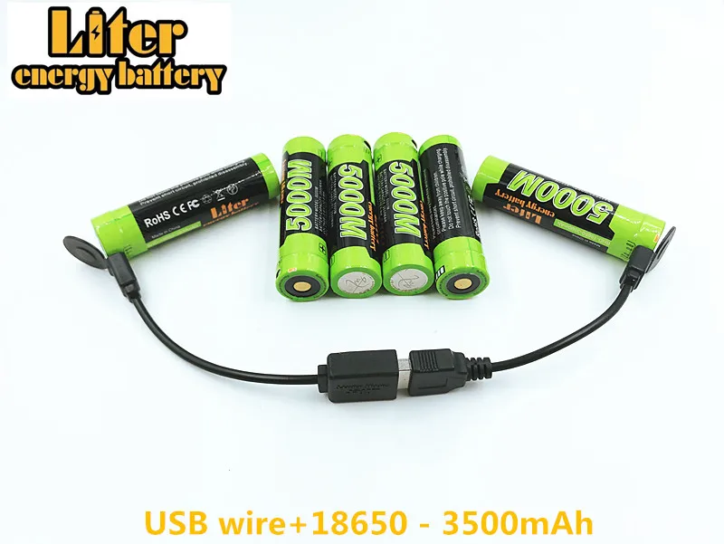 Зарядное устройство для мобильных телефонов 2 шт. 5000 м USB 18650 3 7 В 3500 мАч