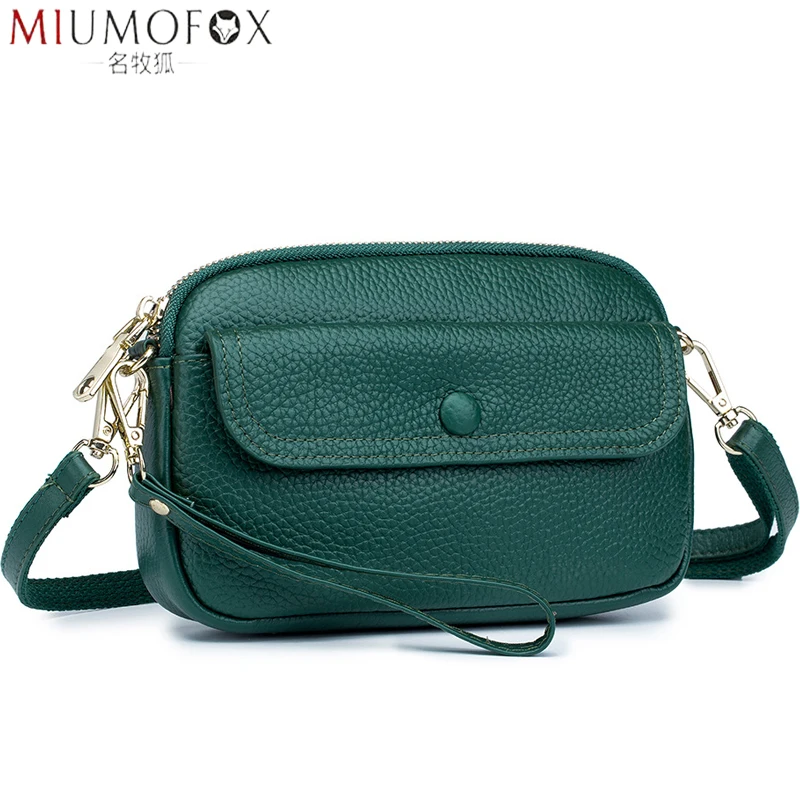 

Сумка женская из натуральной кожи, с ремешком на запястье