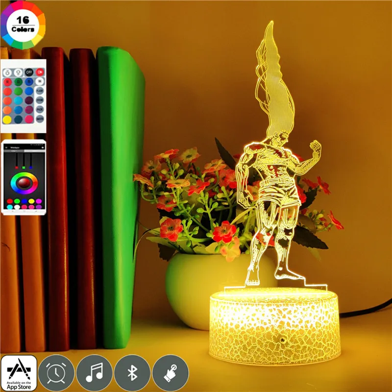 3d лампа Аниме Драконий жемчуг Охотник х Гон и хоть рисунок ночной Светильник для