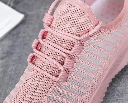 Модные Плетеные туфли на плоской подошве Новинка Дышащие носки Женская обувь для